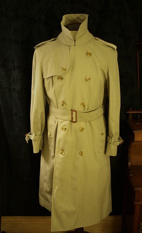 burberry vintage coat men|second hand burberry trench coat.